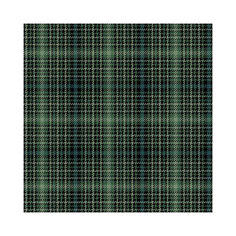 Winter Plaid Elegance GREEN 110cm Wide Cotton Fabric (0190-4844)