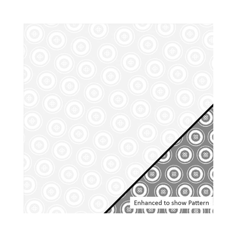 Night & Day 2 Dotty Buttons White 110cm Wide Cotton Fabric 0206/0109