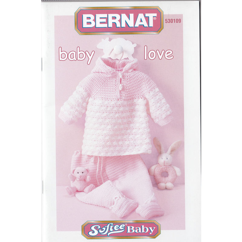 Bernat Knit & Crochet Pattern Book, Baby Love, Softee Baby