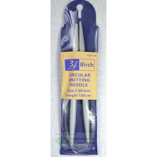 Birch Circular Knitting Needle, 100cm x 7.00mm, #031110