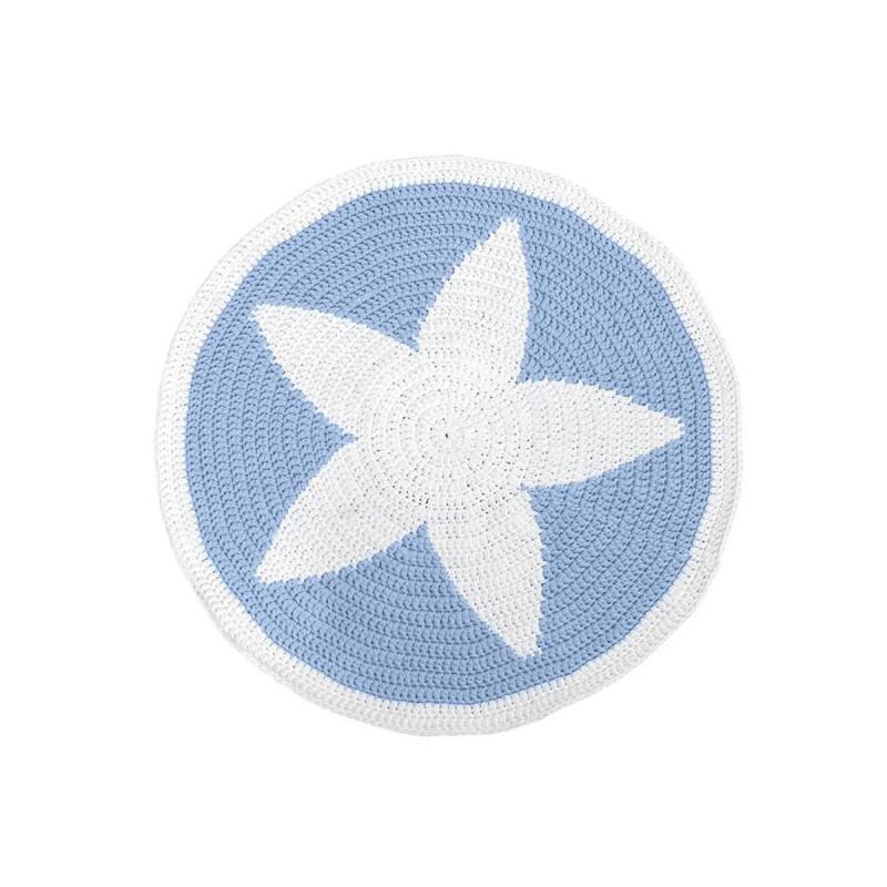 ReTwisst Star Rug Crochet Kit Blue / White RG-005 (Recycled Craft Yarns)