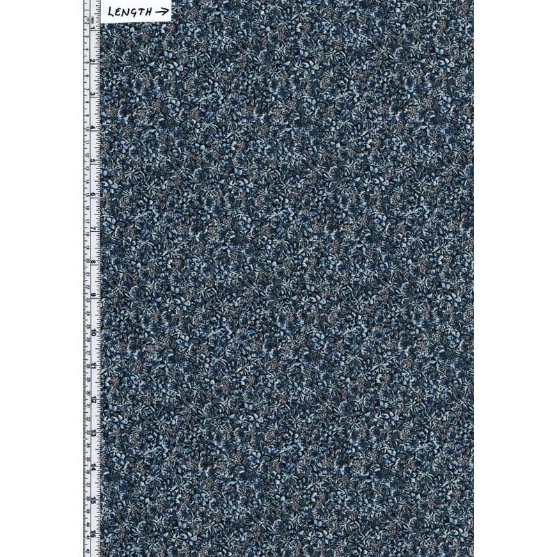 Tana Lawn RAGGED ROBIN (B) Blue 100% Cotton 136cm Wide per 50cm