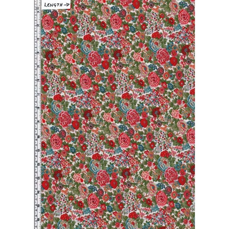 Tana Lawn ELYSIAN DAY (Colourway A) 100% Cotton 136cm Wide per 50cm