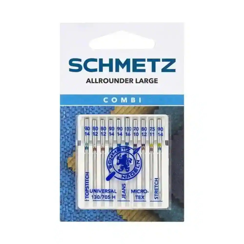 Schmetz All Rounder Combi Pack of 10 Assorted Machine Needles