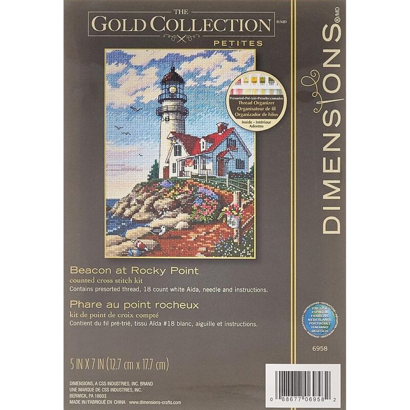 BEACON AT ROCKY POINT Counted Cross Stitch Kit #06958