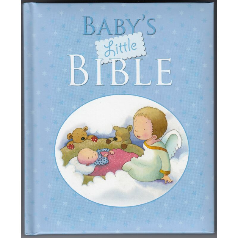 Babys Little Bible, Old & New Testament Stories, Blue Hardcover, 159 Pages