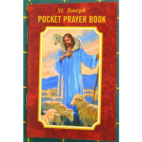 ST JOSEPH Pocket Prayer Book, 64 Pages, 64mm x 95mm, Softcover, Catholic Book Publishing Corp.