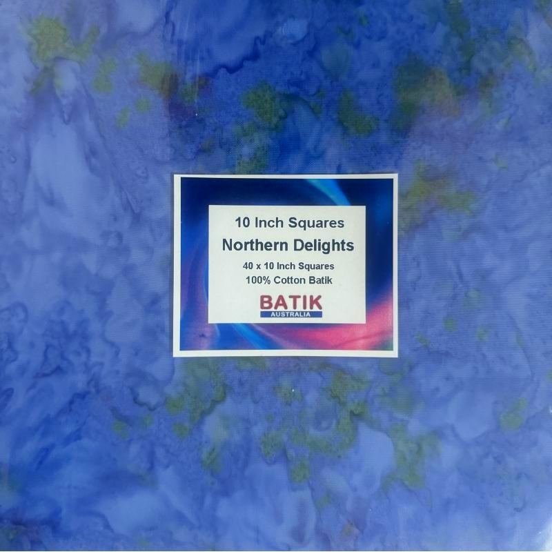 Batik Australia "NORTHERN DELIGHTS", 40 x 10 Inch Fabric Squares - LIMITED STOCK