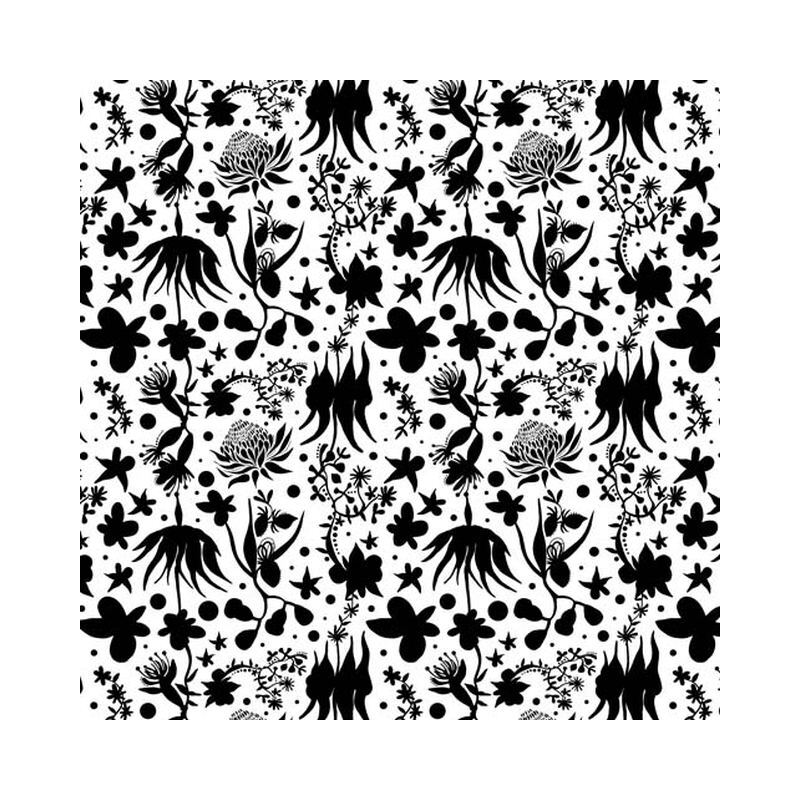 Great Southern Land Outback Bloom White, 112cm Wide 100% Cotton Fabric