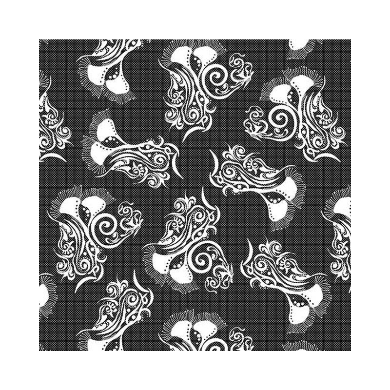 Great Southern Land Gumnut Baby Black, 112cm Wide 100% Cotton Fabric