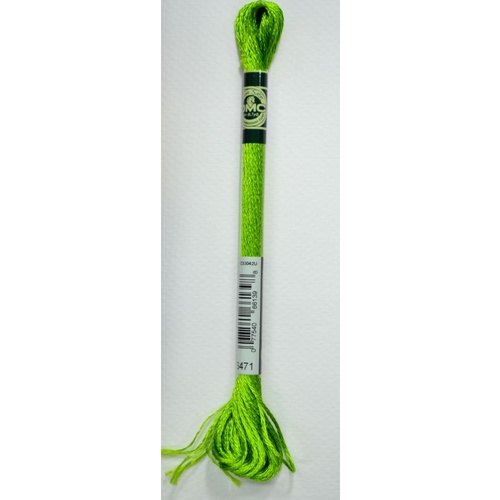 DMC Satin Floss S471 Light Avocado Embroidery Thread
