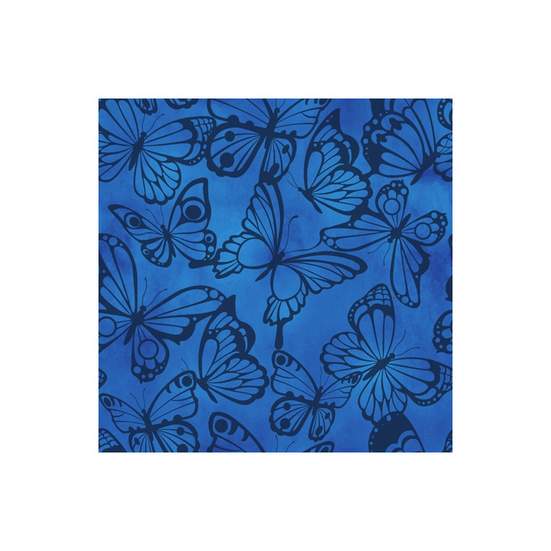 Butterflies BLUE, 112cm Wide Cotton Fabric 1144G
