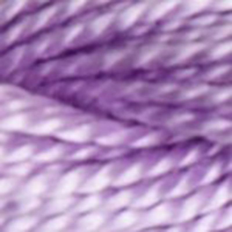 DMC Perle (Pearl) 3 Cotton, #210, Medium Lavender, (5g) 15m Skein