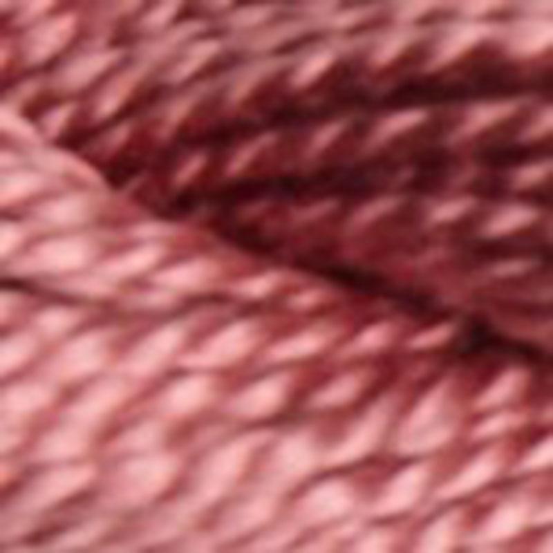 DMC Perle (Pearl) 3 Cotton, #223, LIGHT SHELL PINK, (5g) 15m Skein