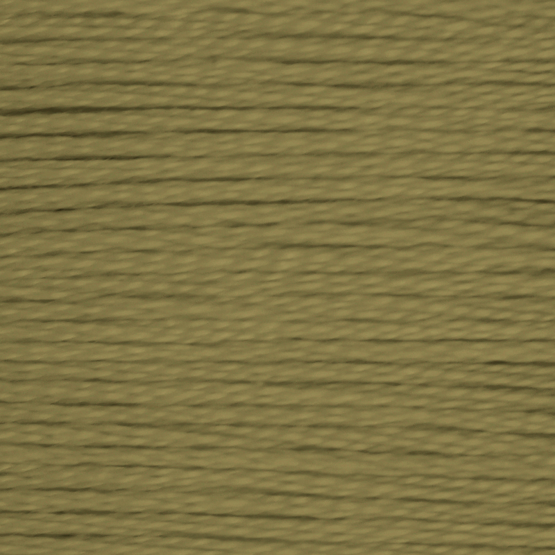 DMC Perle (Pearl) 3 Cotton, #3011 DARK KHAKI GREEN, (5g) 15m Skein