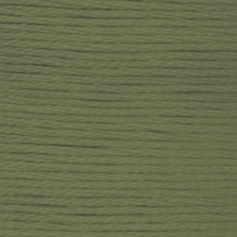 DMC Perle (Pearl) 3 Cotton, #3051 DARK GREEN GRAY, (5g) 15m Skein