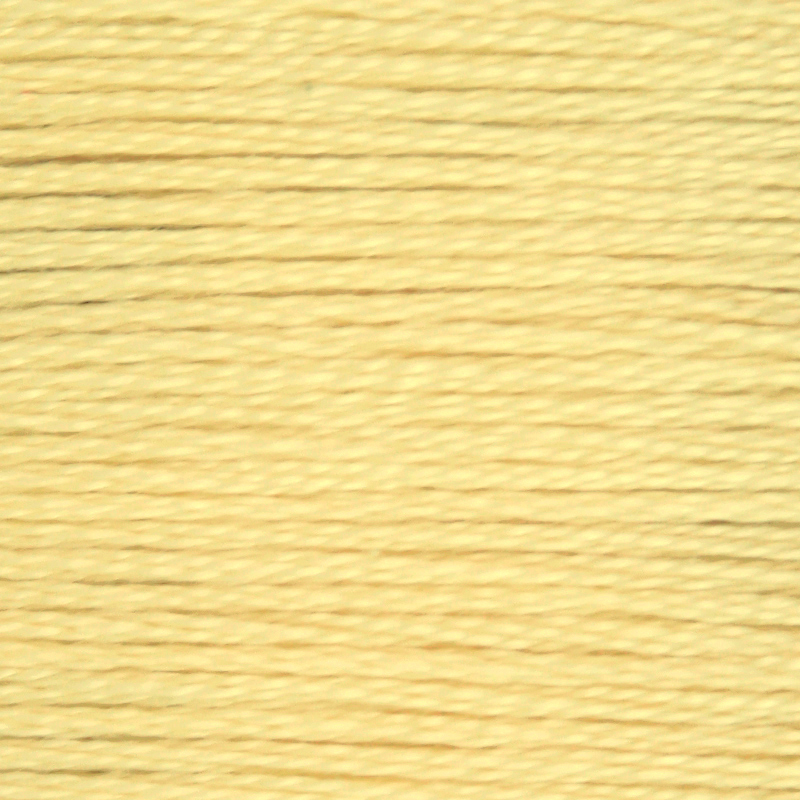 DMC Perle (Pearl) 3 Cotton, #3078 VERY LIGHT GOLDEN YELLOW, (5g) 15m Skein