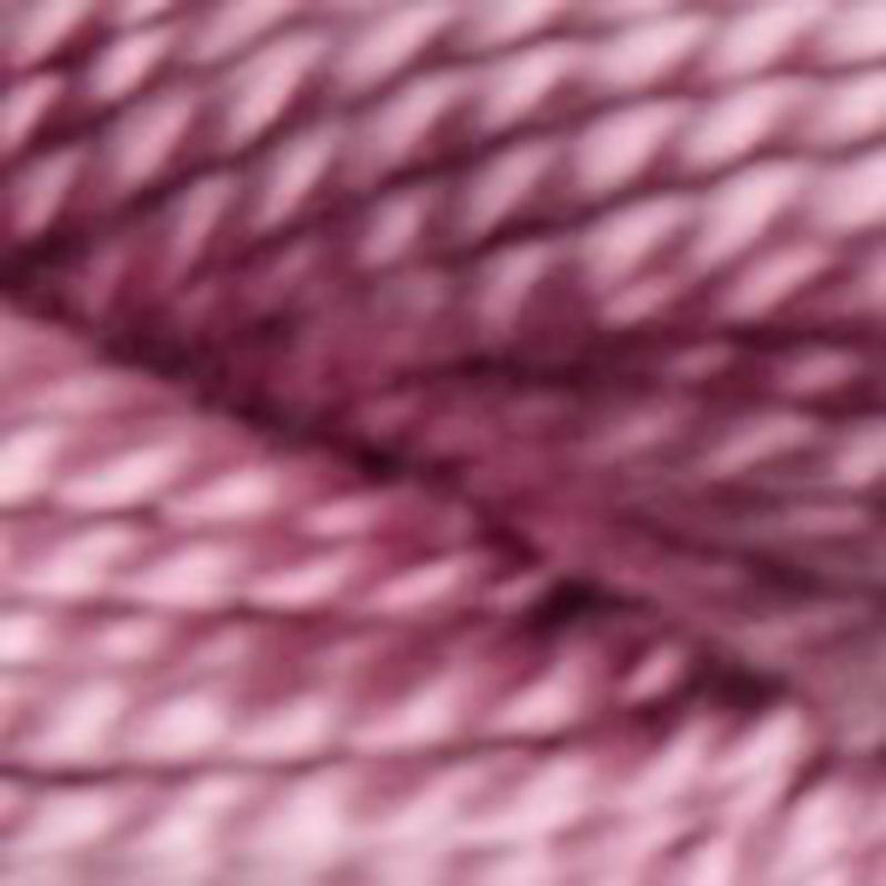 DMC Perle (Pearl) 3 Cotton, #316, MEDIUM ANTIQUE MAUVE, (5g) 15m Skein