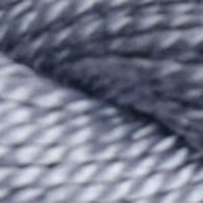 DMC Perle (Pearl) 3 Cotton, #318, PEWTER GREY, (5g) 15m Skein