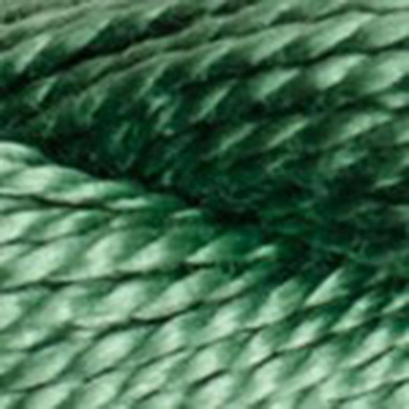 DMC Perle (Pearl) 3 Cotton, #320, MEDIUM PISTACHIO GREEN, (5g) 15m Skein