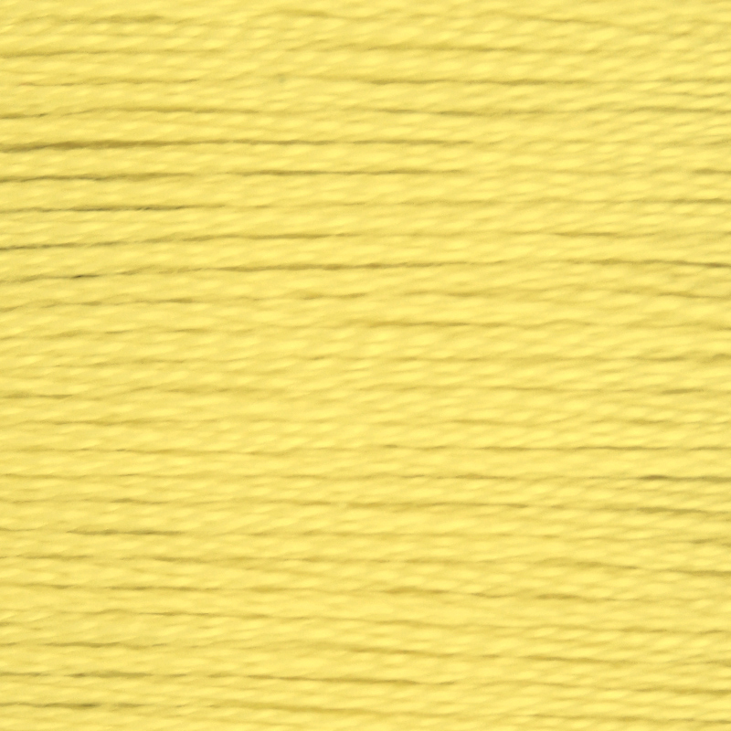 DMC Perle (Pearl) 3 Cotton, #445 LIGHT LEMON, (5g) 15m Skein