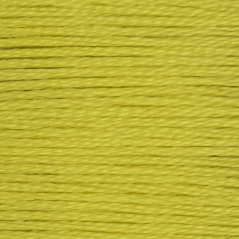 DMC Perle (Pearl) 3 Cotton, #472 ULTRA LIGHT AVOCADO GREEN, (5g) 15m Skein