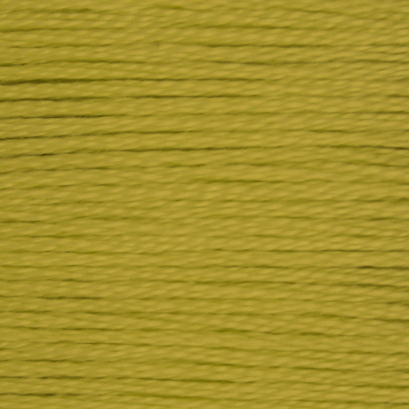 DMC Perle (Pearl) 3 Cotton, #732 OLIVE GREEN, (5g) 15m Skein