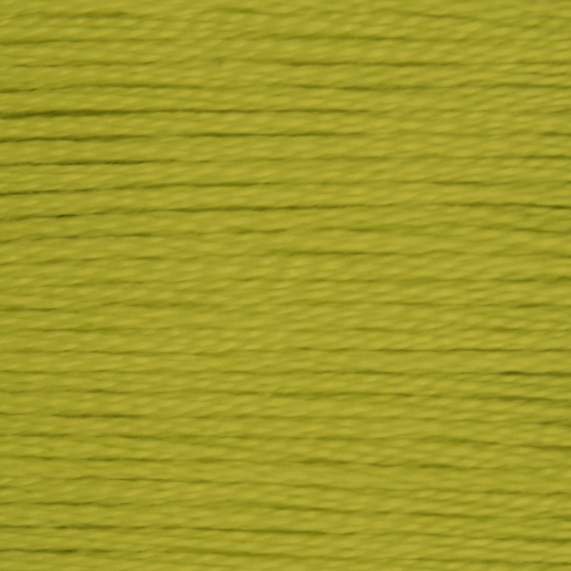 DMC Perle (Pearl) 3 Cotton, #733 MEDIUM OLIVE GREEN, (5g) 15m Skein