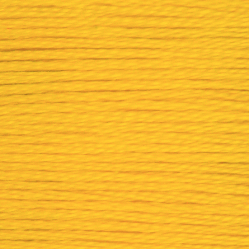 DMC Perle (Pearl) 3 Cotton, #743 MEDIUM YELLOW, (5g) 15m Skein