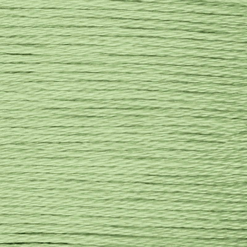 DMC Perle (Pearl) 3 Cotton, #966 MEDIUM BABY GREEN, (5g) 15m Skein