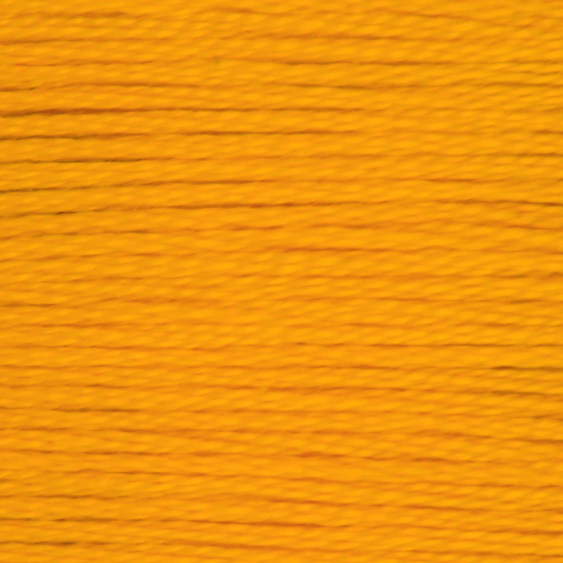 DMC Perle (Pearl) 3 Cotton, #972 DEEP CANARY, (5g) 15m Skein