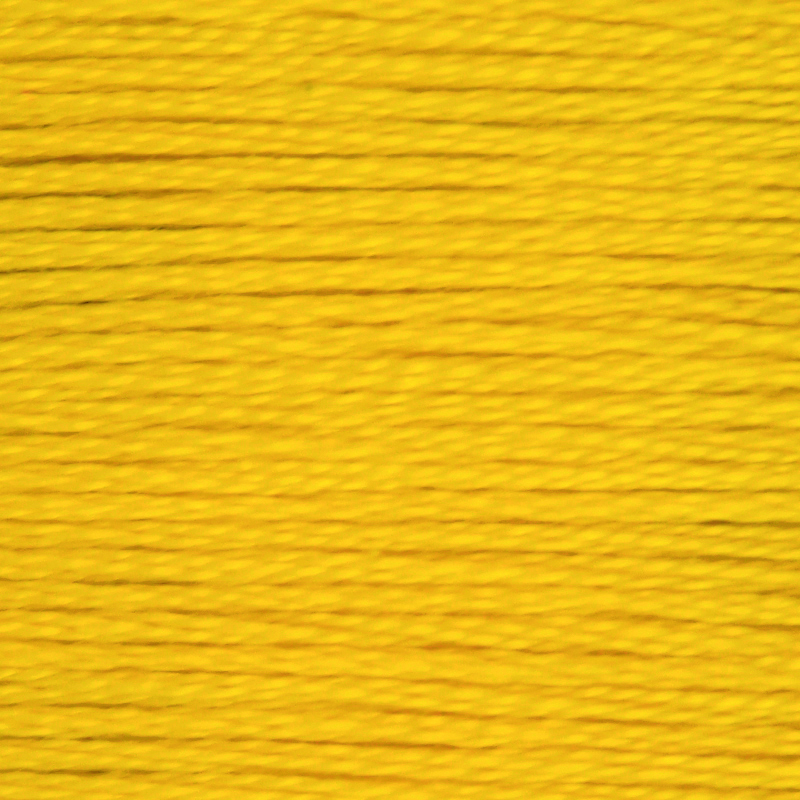 DMC Perle (Pearl) 3 Cotton, #973 BRIGHT CANARY, (5g) 15m Skein