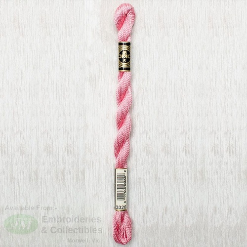 DMC Perle (Pearl) 5 Cotton, #3326 LIGHT ROSE, (5g) 25m Skein