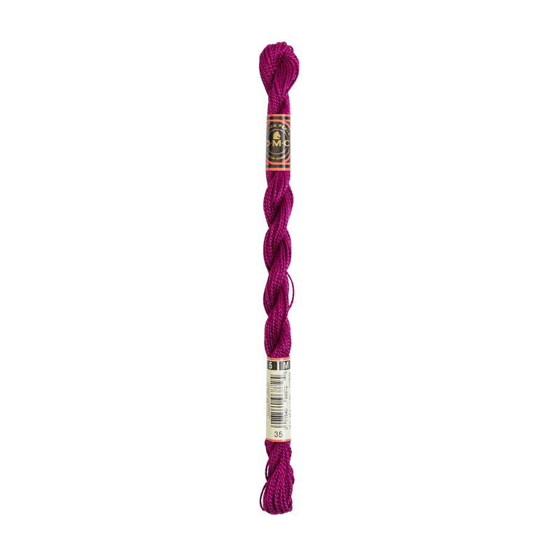 DMC Perle (Pearl) 5 Cotton, #35 VIOLET OF BISHOP, (5g) 25m Skein