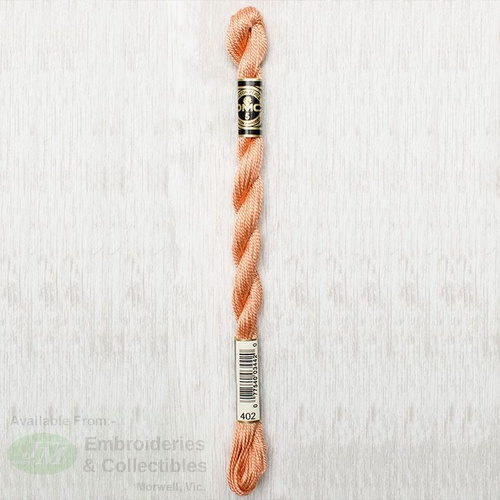 DMC Perle (Pearl) 5 Cotton, #402 VERY LIGHT MAHOGANY, (5g) 25m Skein