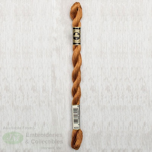 DMC Perle (Pearl) 5 Cotton, #435 VERY LIGHT BROWN, (5g) 25m Skein