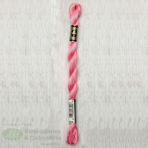 DMC Perle (Pearl) 5 Cotton, #894 VERY LIGHT CARNATION, (5g) 25m Skein