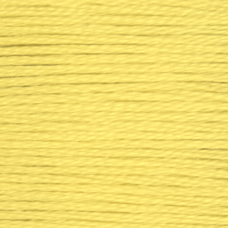 DMC Perle (Pearl) 5 Cotton #445 LIGHT LEMON YELLOW 10g Ball 45m