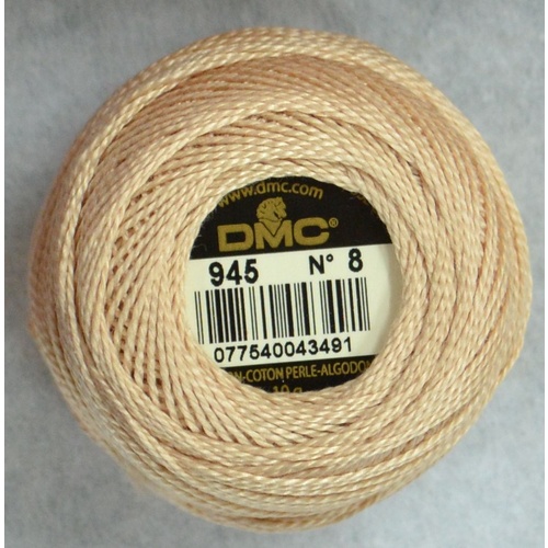 DMC Perle (Pearl) 8 Cotton #945 TAWNY (TAN) 10g Ball 80m
