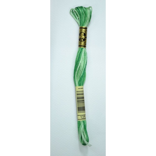 DMC Stranded Cotton #125 Variegated Seafoam Green Hand Embroidery Floss 8m Skein