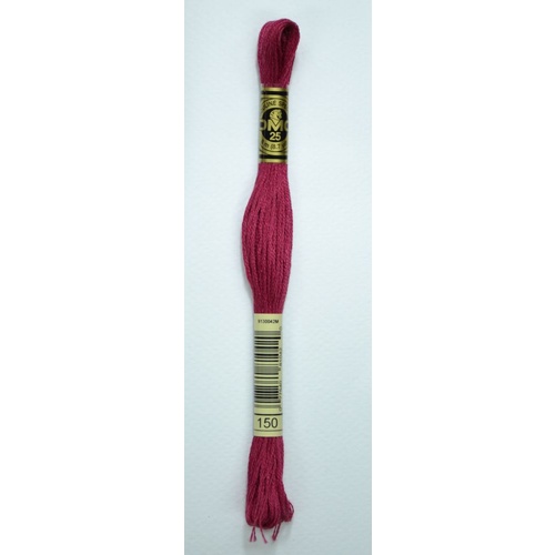 DMC Stranded Cotton #150 Ultra Very Dark Dusty Rose Hand Embroidery Floss 8m Skein