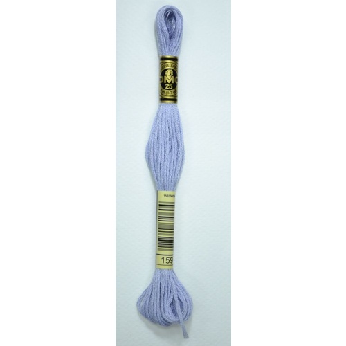 DMC Stranded Cotton #159 Light Gray Blue Hand Embroidery Floss 8m Skein