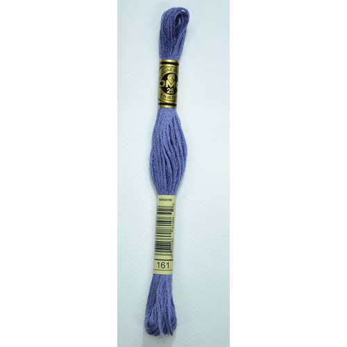 DMC Stranded Cotton #161 Gray Blue Hand Embroidery Floss 8m Skein