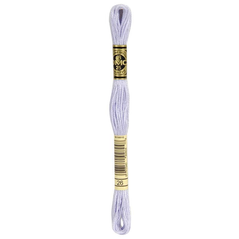 DMC Stranded Cotton #26 Heather Hand Embroidery Floss 8m Skein