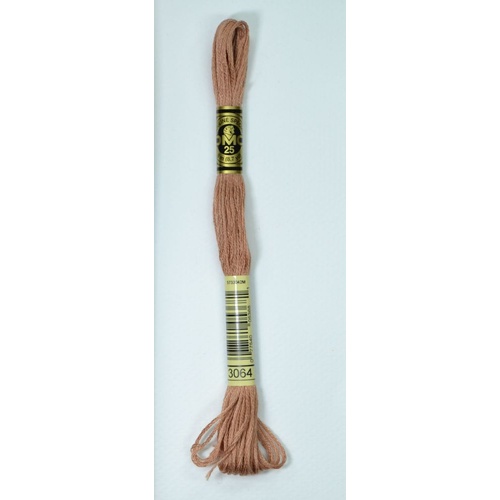 DMC Stranded Cotton #3064 Desert Sand Hand Embroidery Floss 8m Skein
