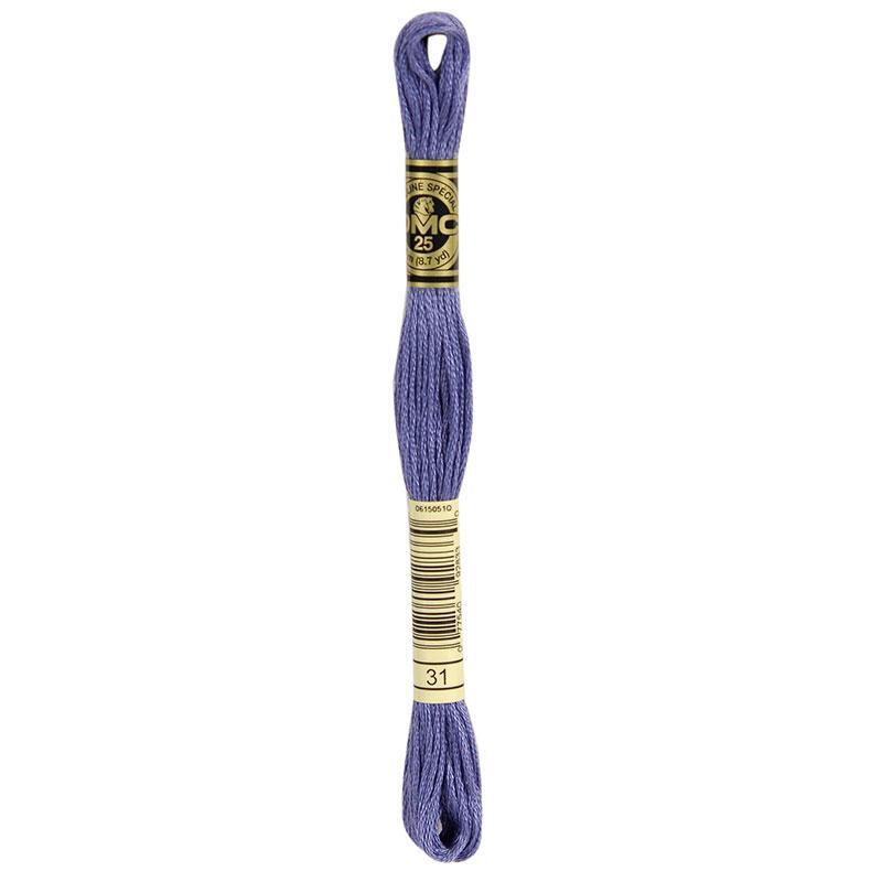 DMC Stranded Cotton #31 Dusk Hand Embroidery Floss 8m Skein