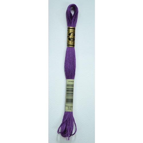 DMC Stranded Cotton #327 Dark Violet Hand Embroidery Floss 8m Skein