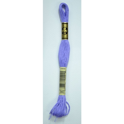 DMC 340: Medium Blue Violet (size 8 perle cotton) - Maydel