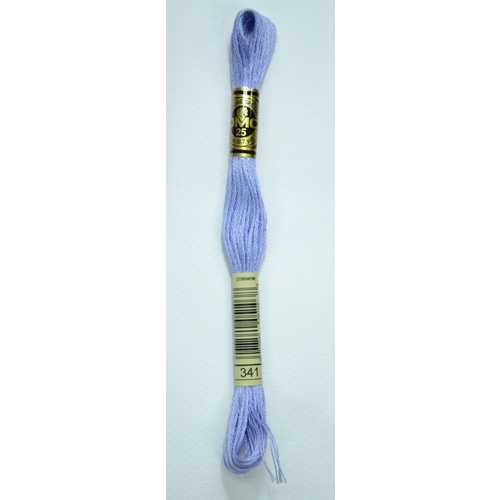 DMC Stranded Cotton #341 Light Blue Violet Hand Embroidery Floss 8m Skein