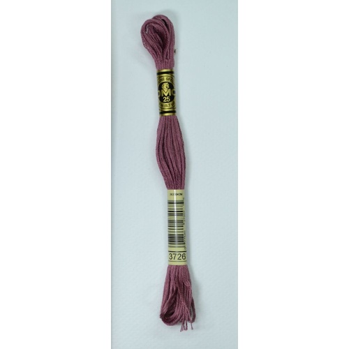 DMC Stranded Cotton #3726 Dark Antique Mauve Hand Embroidery Floss 8m Skein